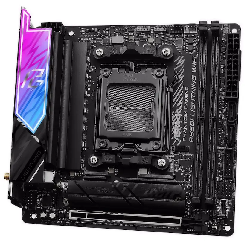 Montaje ASRock B850I Lightning WIFI Domicilio Capellanía Moralzarzal Madrid