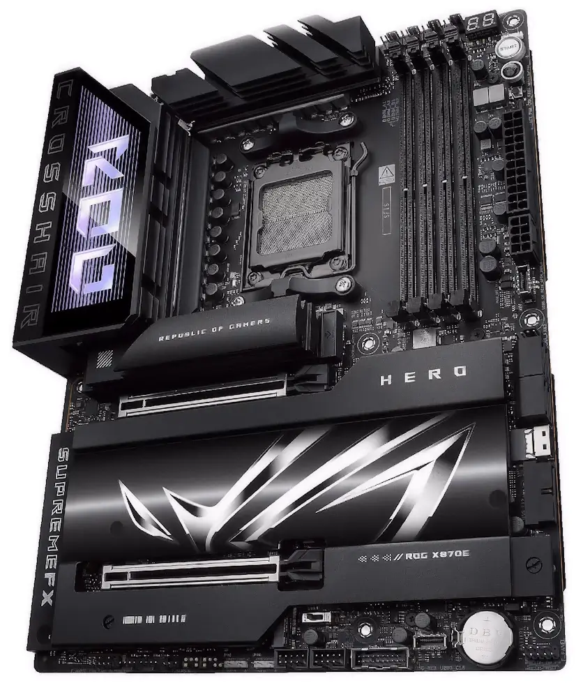 Montaje ASUS ROG CROSSHAIR X870E DARK HERO Domicilio Capellanía Moralzarzal Madrid